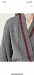 Picture of Blanc Şantuk Kimono Kırmızı Kenar